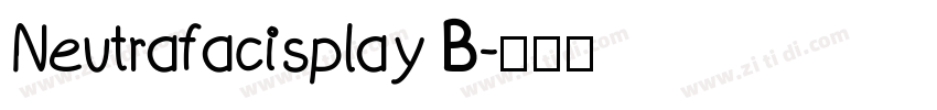 Neutrafacisplay B字体转换